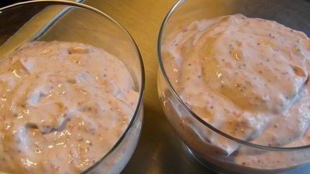 Рецепт нежного мусса-крема с инжиром и грецкими орехами