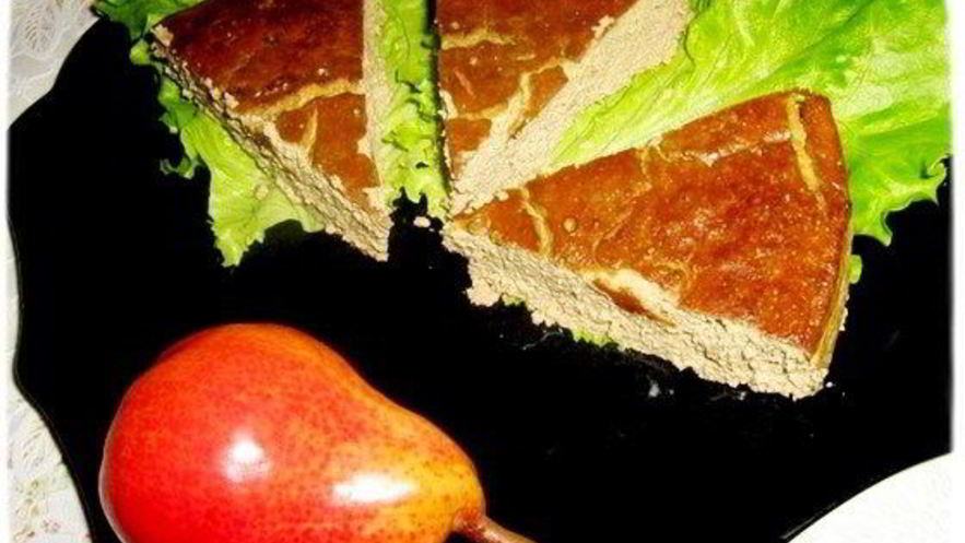 Рецепт печеночного мусса с грушами