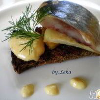 Рецепт Сельди с картофелем и муссом из хрена