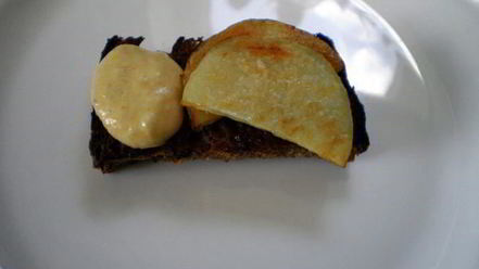 Рецепт сельди с картофелем и муссом из хрена