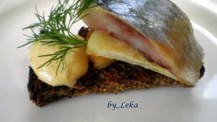 Рецепт сельди с картофелем и муссом из хрена