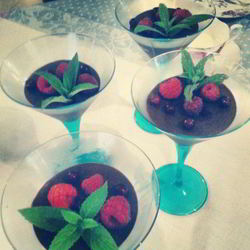 Рецепт Шоколадна-ванильного мусс