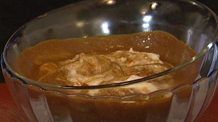 Рецепт шоколадного мусса с красной смородиной