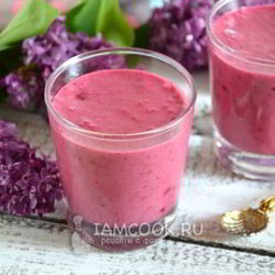 Рецепт Сливочного мусса с черной смородиной