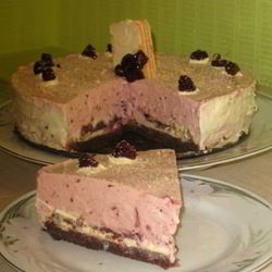Рецепт Торта-мусса Черничного блюз без муки
