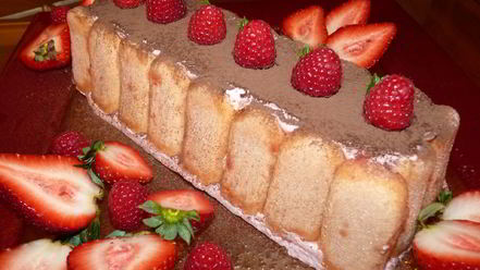 Рецепт торта-мусса из ягод