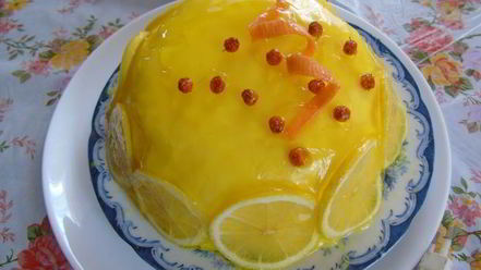 Рецепт торта-мусса лимонного тирамису