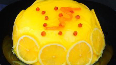 Рецепт торта-мусса лимонного тирамису