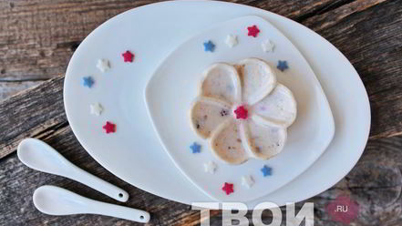 Рецепт творожного мусса с ягодами и злаками