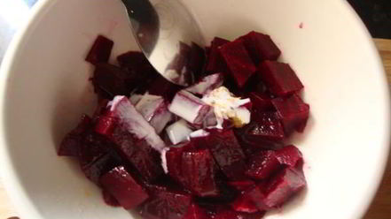 Рецепт верринов со свекольно-мандариновым муссом