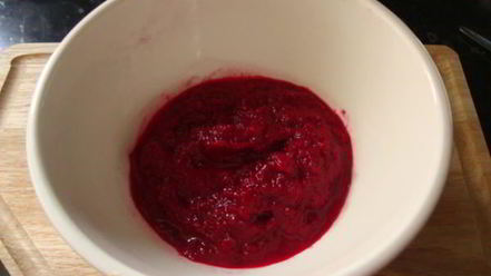 Рецепт верринов со свекольно-мандариновым муссом