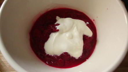 Рецепт верринов со свекольно-мандариновым муссом