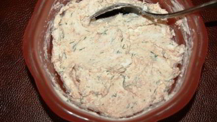 Рецепт закуски праздничной форелевый мусс с икрой