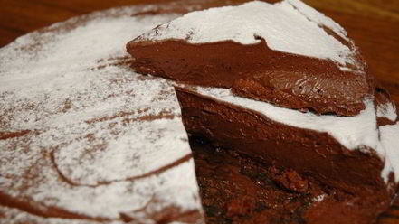 Рецепт замороженного шоколадного торта-мусса