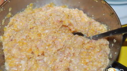 Рецепт мясного пудинга с тыквой