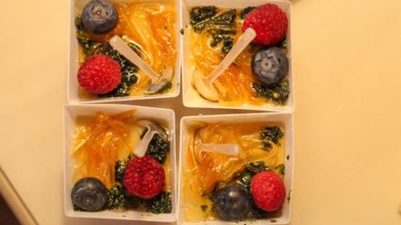 Рецепт ореховой панны-котты с апельсиновыми цукатами