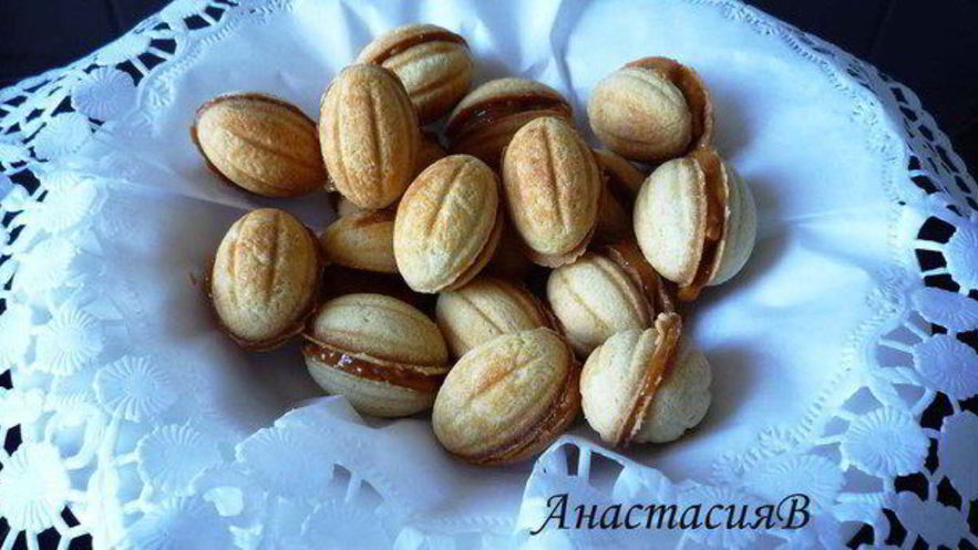 Рецепт орешков со сгущенкой вкус детства