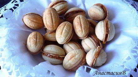 Рецепт орешков со сгущенкой вкус детства