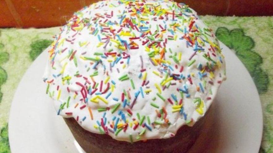 Рецепт кулича на сухих дрожжах