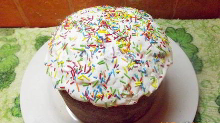 Рецепт кулича на сухих дрожжах