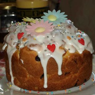 Рецепт Кулича Пасхального с изюмом