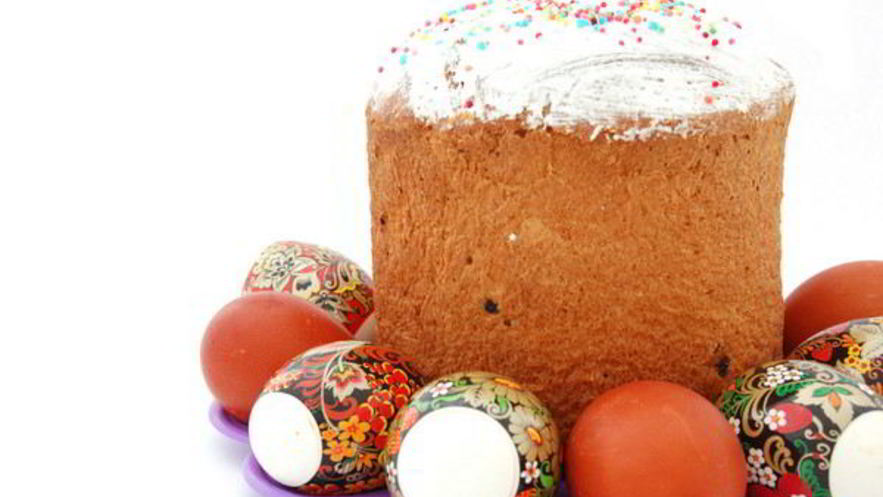 Рецепт кулича с изюмом и лимонной глазурью