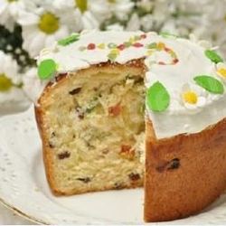 Рецепт Кулича с изюмом и цукатами
