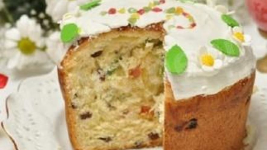 Рецепт кулича с изюмом и цукатами