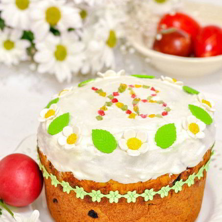 Рецепт Кулича с цукатами и изюмом