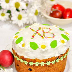 Рецепт Кулича с цукатами и изюмом