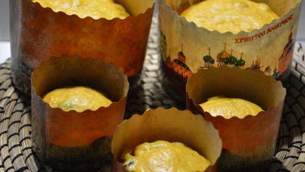 Рецепт куличей с шафраном