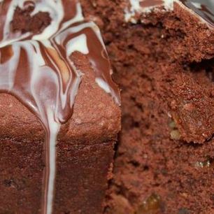 Рецепт Мраморного кулича с кофейной глазурью