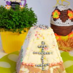 Рецепт Пасхи ореховой на заварных сливках