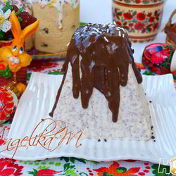 Рецепт Пасхи с тертым шоколадом