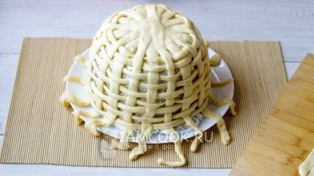 Рецепт пасхальной корзинки из теста