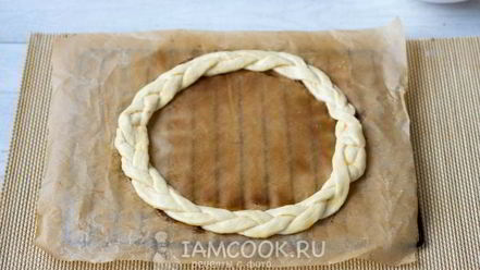 Рецепт пасхальной корзинки из теста