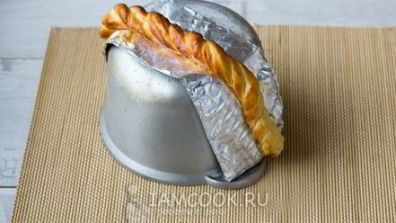 Рецепт пасхальной корзинки из теста