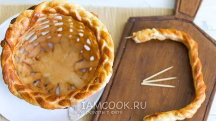 Рецепт пасхальной корзинки из теста