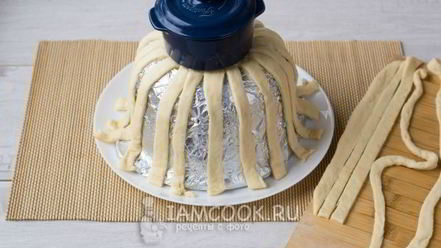 Рецепт пасхальной корзинки из теста