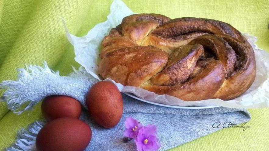 Рецепт пасхальной плетенки