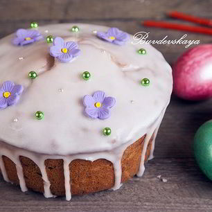 Рецепт Пасхального кулича бездрожжевого