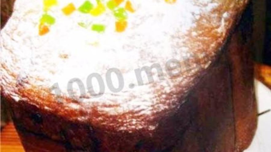Рецепт пасхального кулича параскины паски в хлебопечке