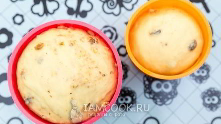 Рецепт пасхального кулича с изюмом и орехами