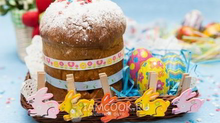 Рецепт пасхального кулича с изюмом и орехами