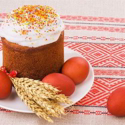 Рецепт Пасхального кулича с кремом