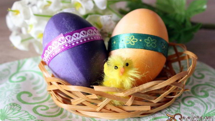 Рецепт пасхальных яиц крашенки