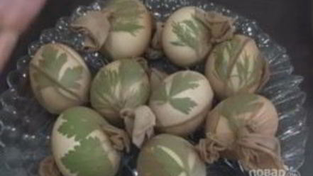 Рецепт простой покраски пасхальных яиц