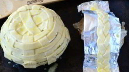 Рецепт съедобной корзинки для пасхальных яиц