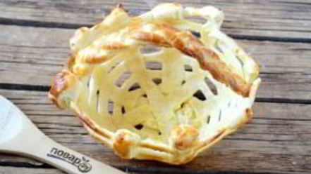 Рецепт съедобной корзинки для пасхальных яиц