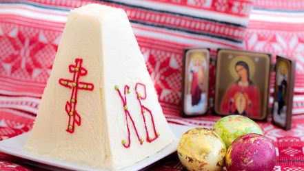 Рецепт царской творожной пасхи с маковой начинкой